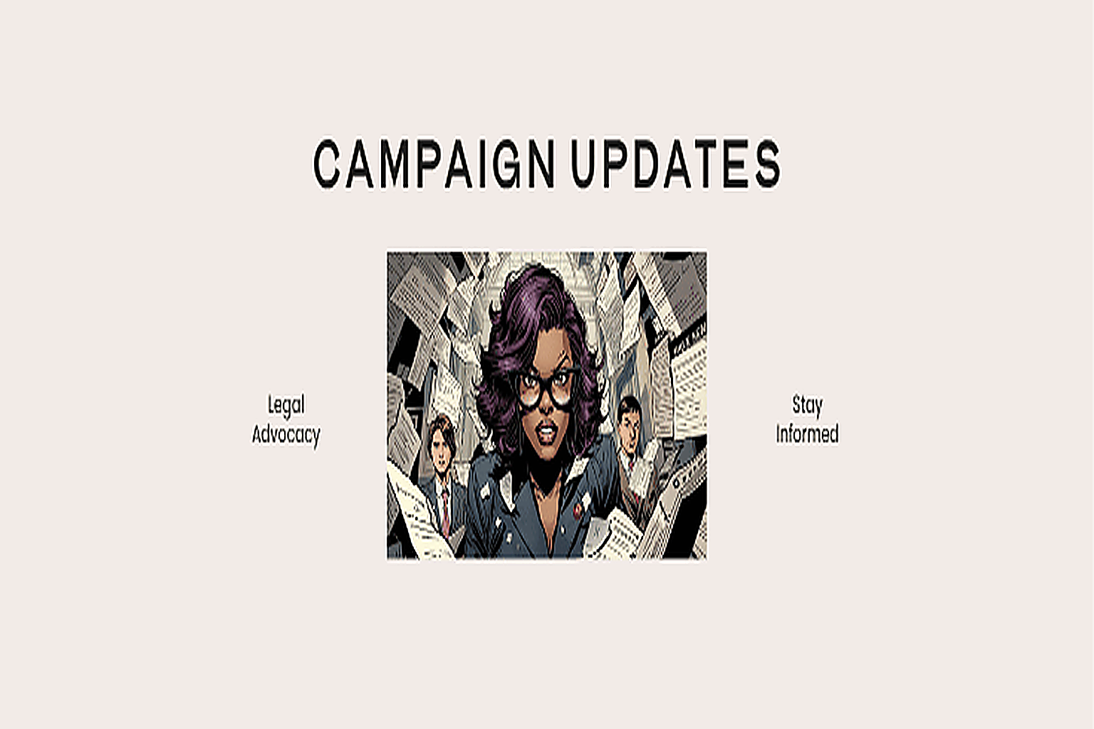 Canva updates artwork for the fightback website.